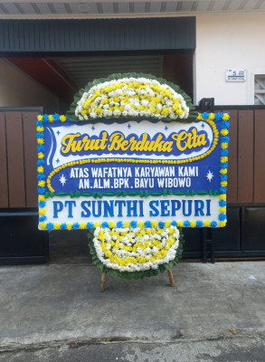 Papan Bunga Duka di Sejahtera