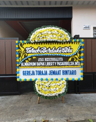 Papan Bunga Duka di Sejahtera